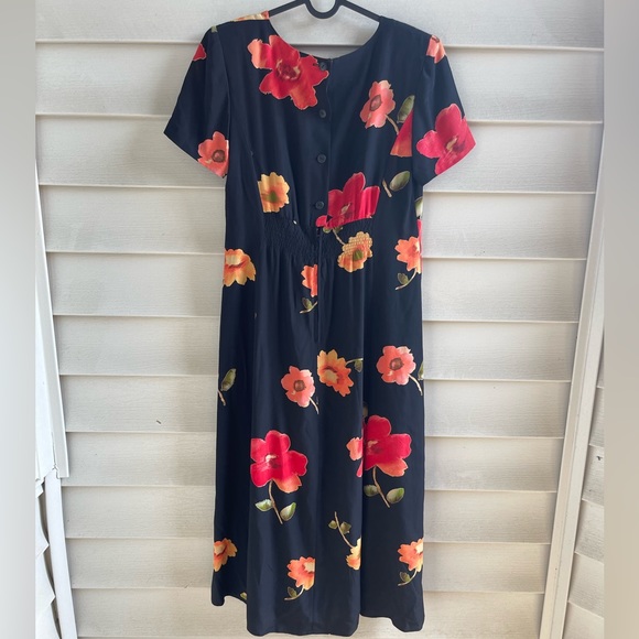 Vintage silk dress - Picture 3 of 6